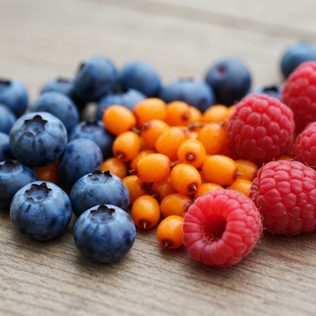Alpine berries rich in antioxidants