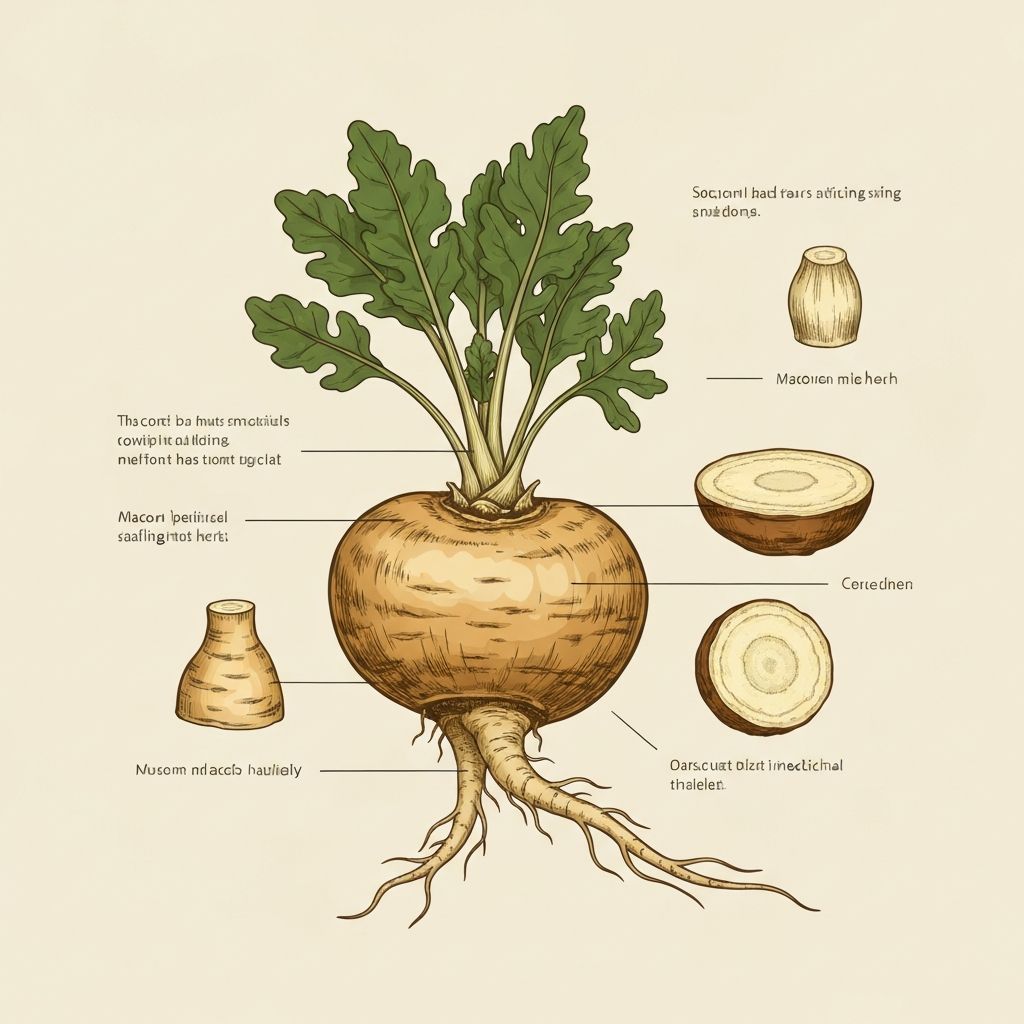 Maca root botanical reference
